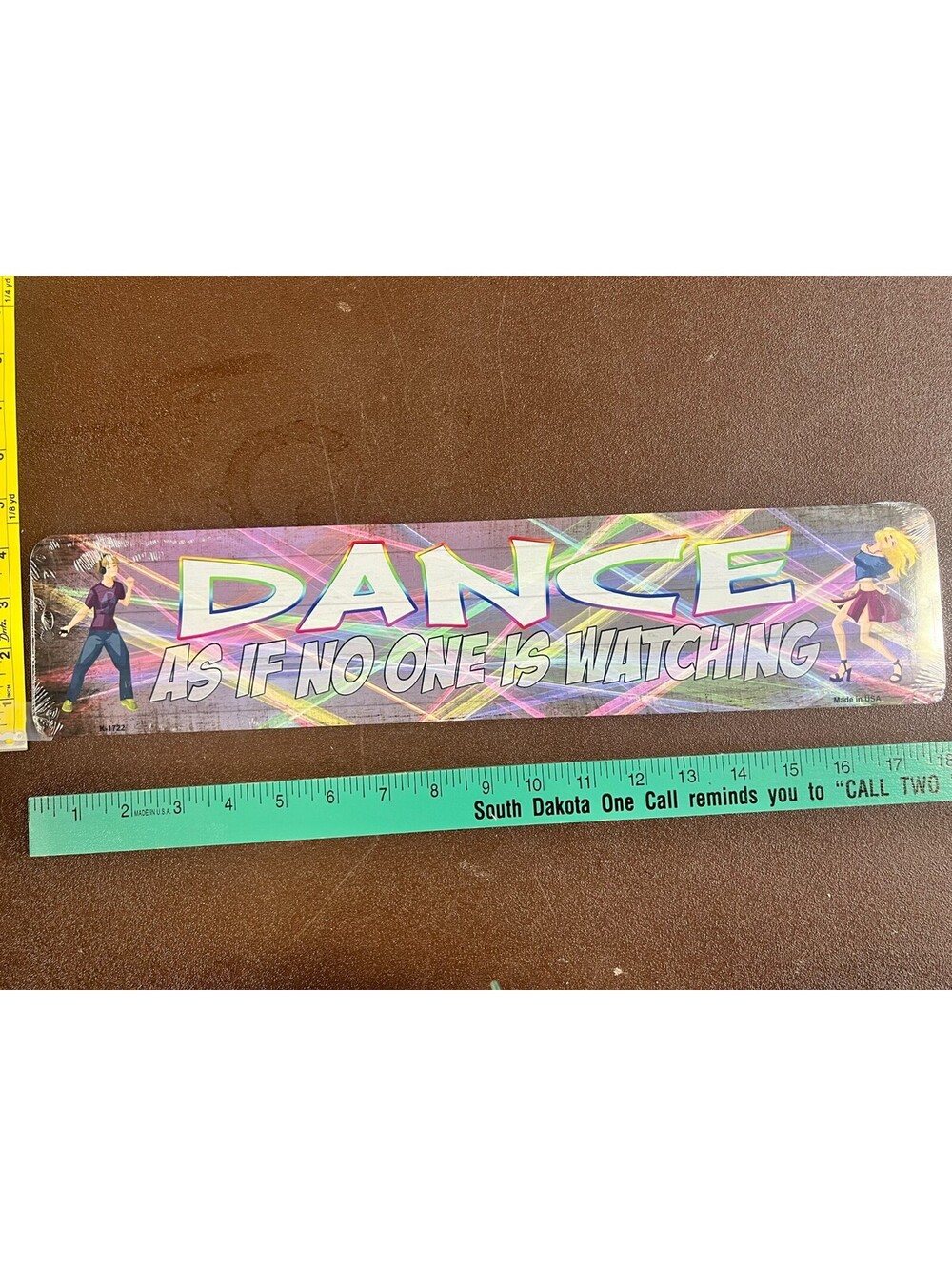 Dance As If No One Is Watching Aluminum Sign 4x18 Studio Wall Decor